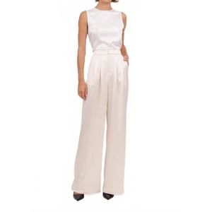 NEW NONCHALANTLABEL jaden sleeveless top in ivory